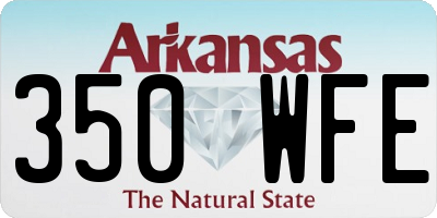 AR license plate 350WFE
