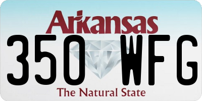 AR license plate 350WFG