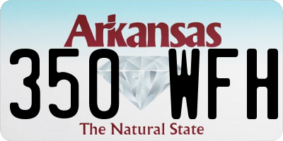 AR license plate 350WFH
