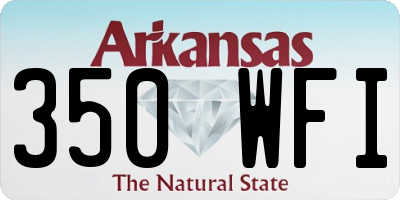 AR license plate 350WFI