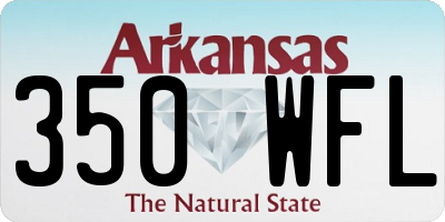 AR license plate 350WFL