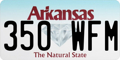 AR license plate 350WFM