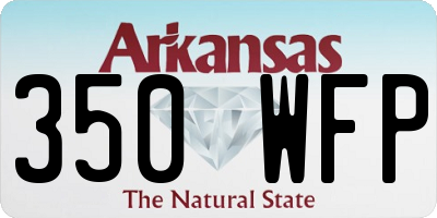 AR license plate 350WFP