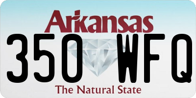 AR license plate 350WFQ