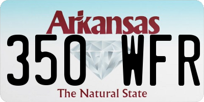AR license plate 350WFR