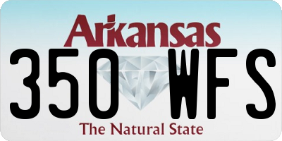 AR license plate 350WFS