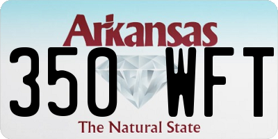 AR license plate 350WFT