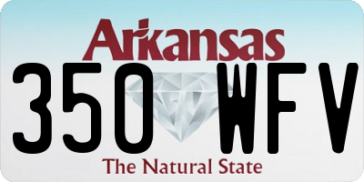AR license plate 350WFV