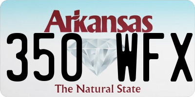 AR license plate 350WFX
