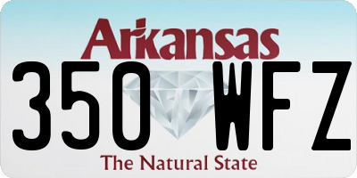 AR license plate 350WFZ