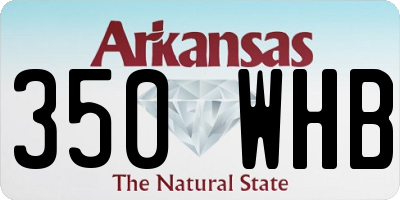 AR license plate 350WHB