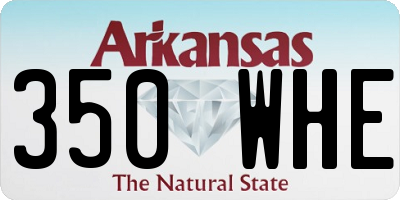 AR license plate 350WHE