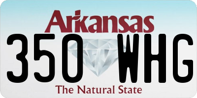 AR license plate 350WHG
