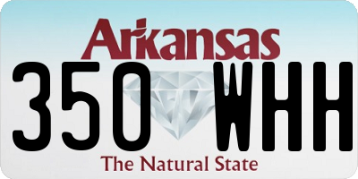 AR license plate 350WHH