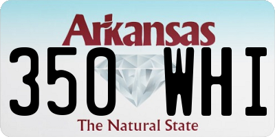AR license plate 350WHI