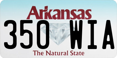 AR license plate 350WIA