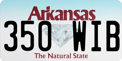 AR license plate 350WIB
