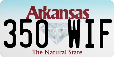 AR license plate 350WIF