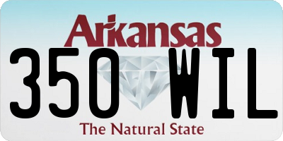 AR license plate 350WIL