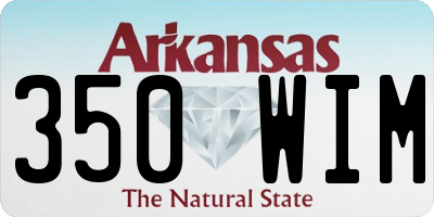 AR license plate 350WIM