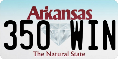 AR license plate 350WIN