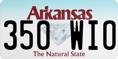 AR license plate 350WIO