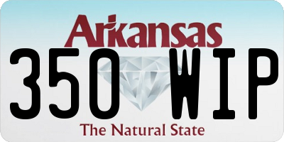AR license plate 350WIP