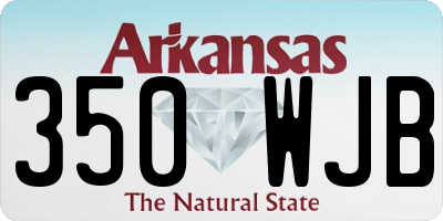 AR license plate 350WJB