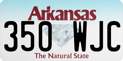 AR license plate 350WJC