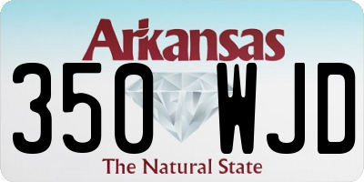 AR license plate 350WJD