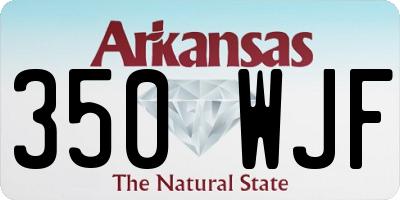 AR license plate 350WJF
