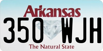 AR license plate 350WJH