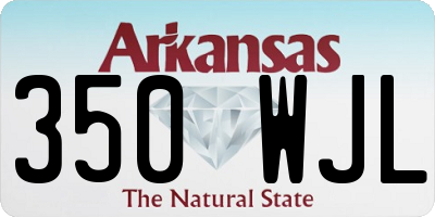 AR license plate 350WJL