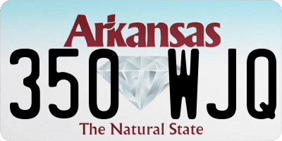 AR license plate 350WJQ