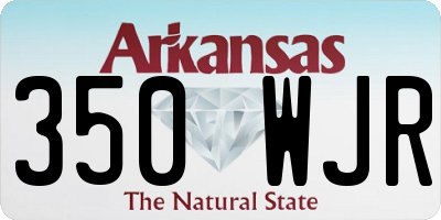 AR license plate 350WJR