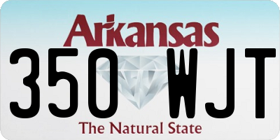 AR license plate 350WJT