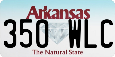 AR license plate 350WLC