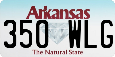 AR license plate 350WLG