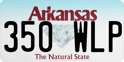 AR license plate 350WLP