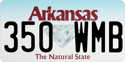 AR license plate 350WMB