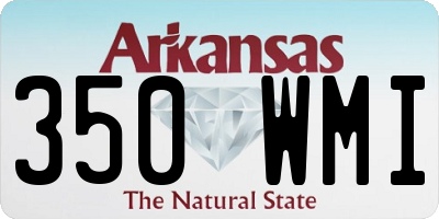 AR license plate 350WMI