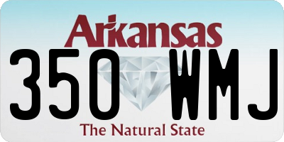 AR license plate 350WMJ