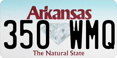 AR license plate 350WMQ