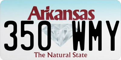 AR license plate 350WMY