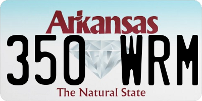 AR license plate 350WRM