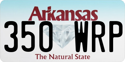 AR license plate 350WRP