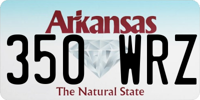 AR license plate 350WRZ