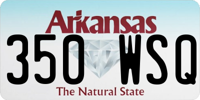 AR license plate 350WSQ