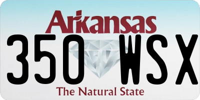 AR license plate 350WSX