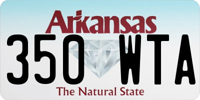 AR license plate 350WTA